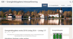 Desktop Screenshot of grangardebygden.se